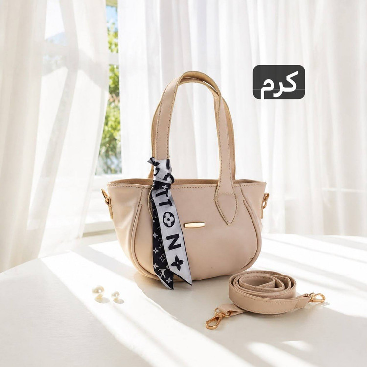 کیف زنانه دستی شیک شالدار