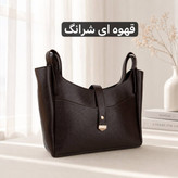 کیف زنانه مجلسی سه زیپ چرم مصنوعی