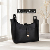 کیف زنانه مجلسی سه زیپ چرم مصنوعی