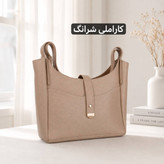 کیف زنانه مجلسی سه زیپ چرم مصنوعی